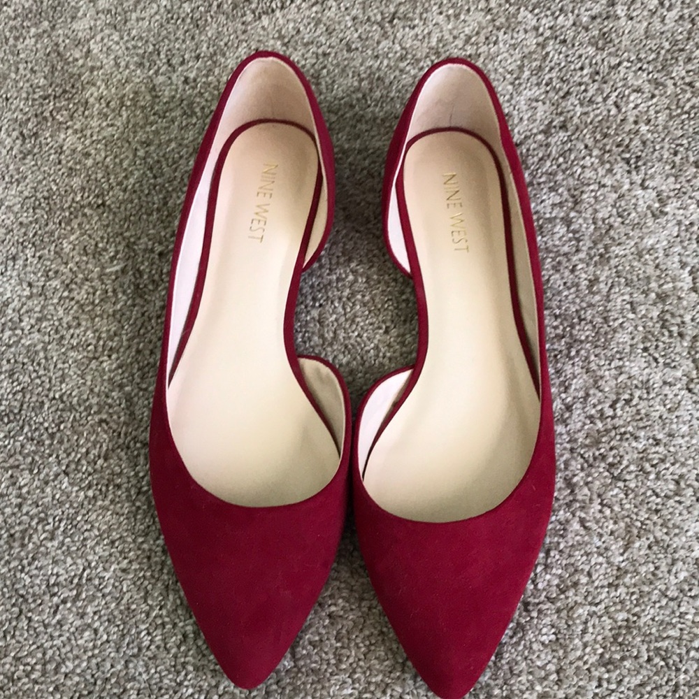 Nine West red flats